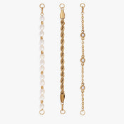 Crystal + Pearl Stranded™ Bracelet Set