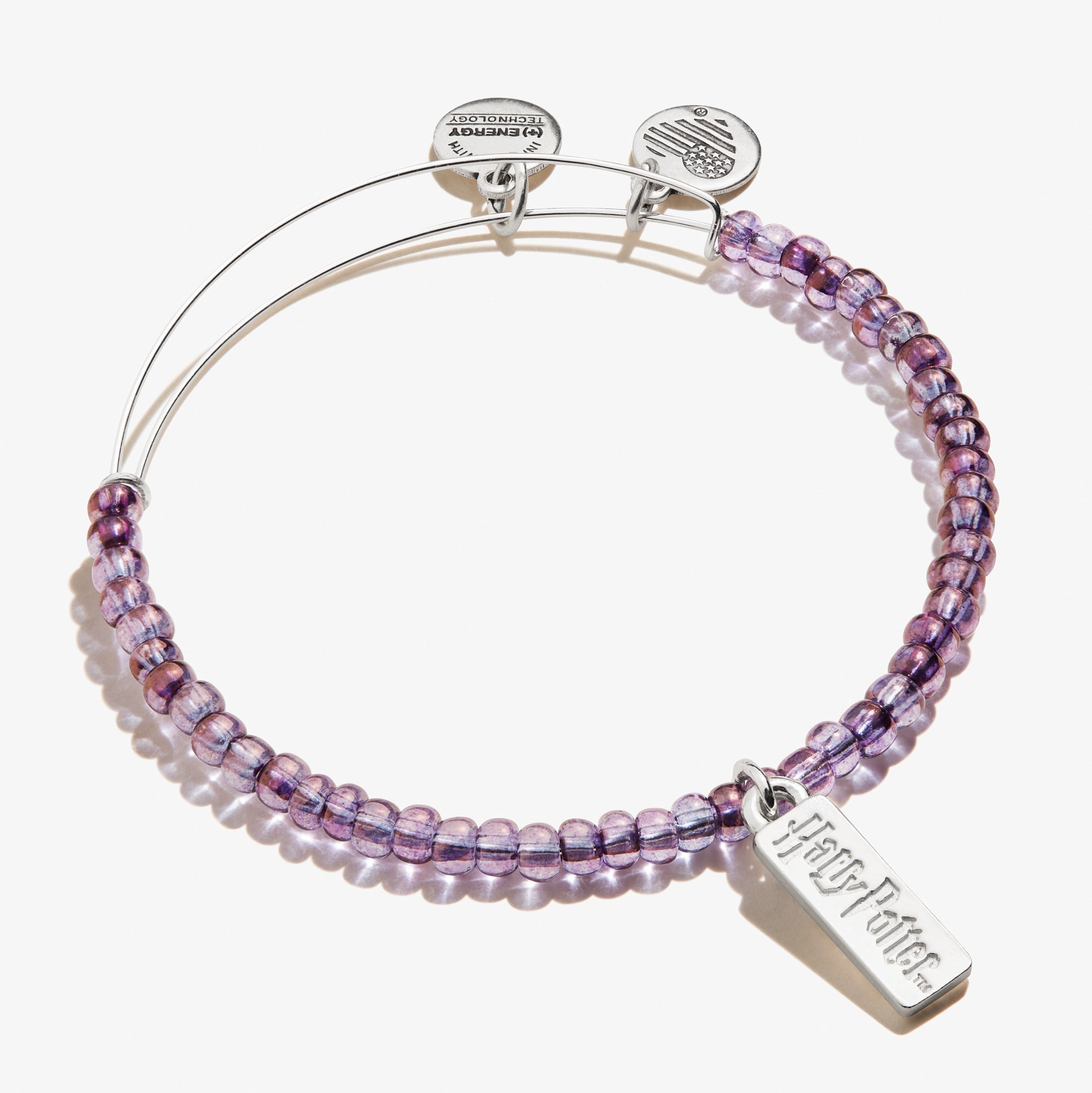 Harry Potter™ Illumination Beaded Charm Bangle, Purple