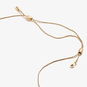 Sun Charm Necklace, Expandable