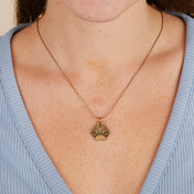 Sun Charm Necklace, Expandable