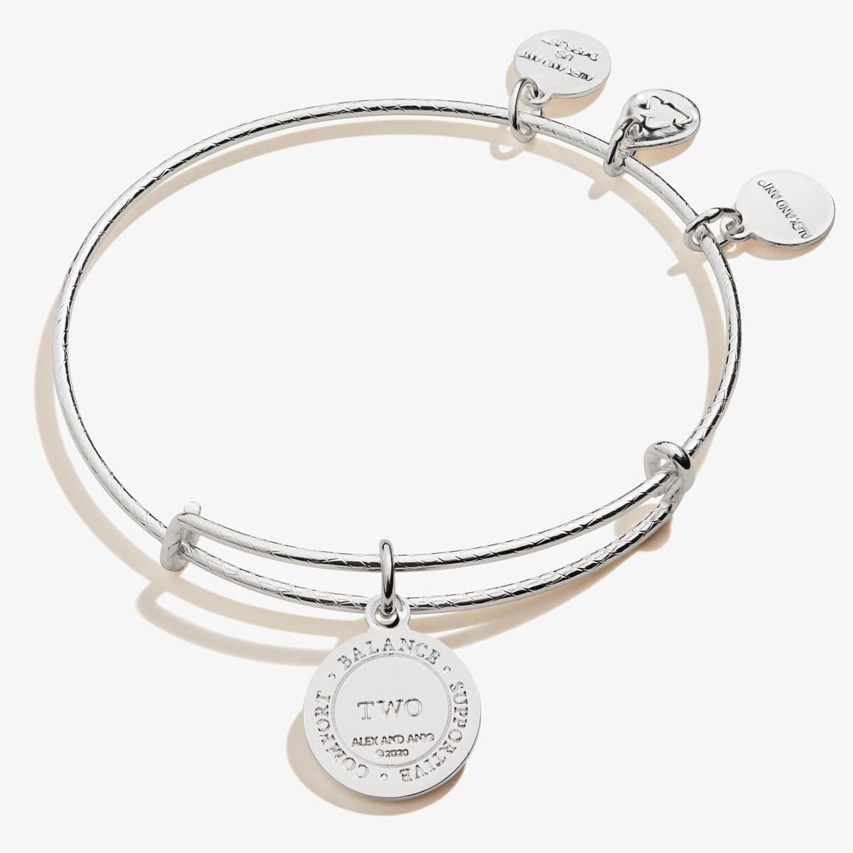Number 2 Charm Bangle | Grace, Comfort, and Sensitive