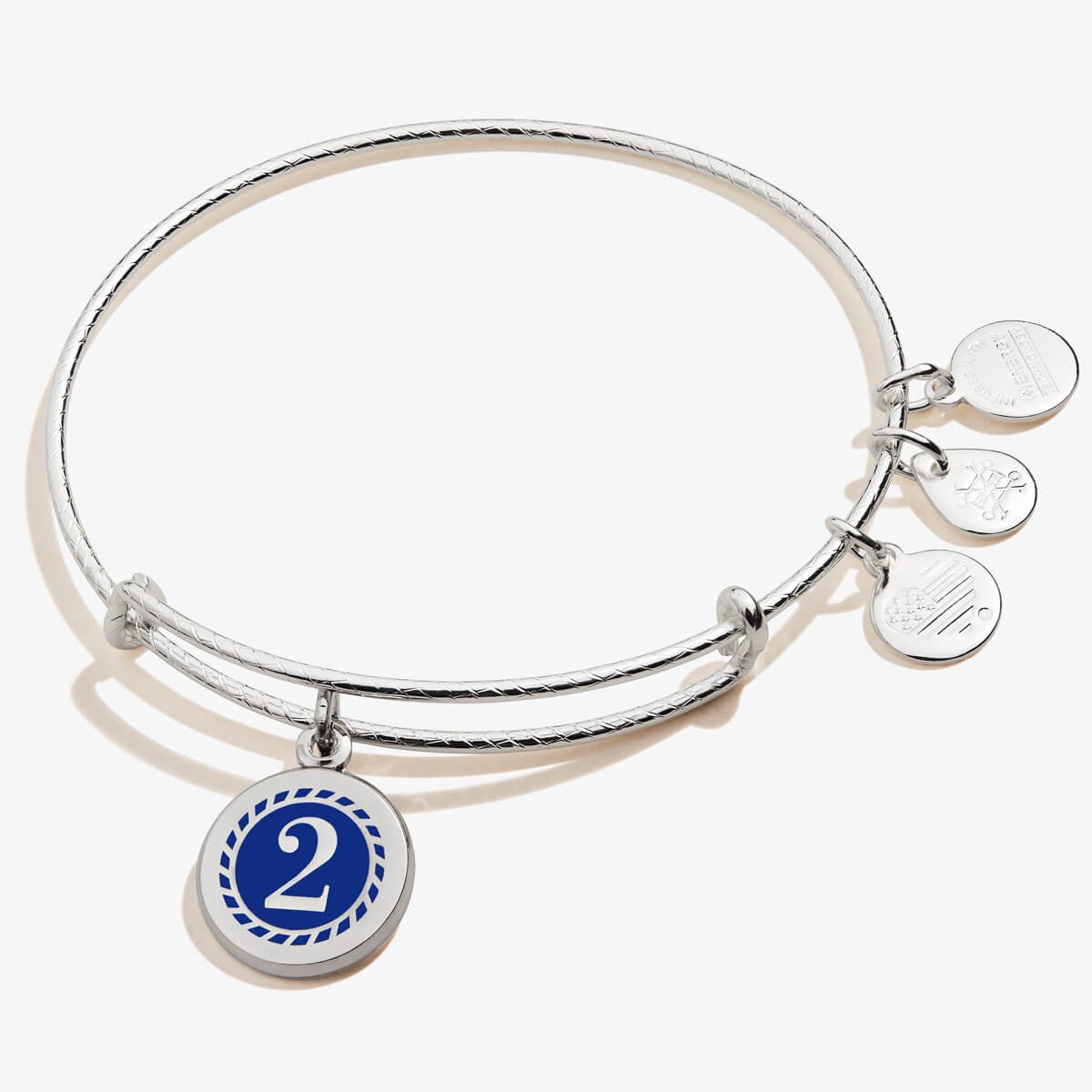 Number 2 Charm Bangle | Grace, Comfort, and Sensitive