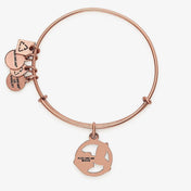 Hummingbird Charm Bangle Bracelet