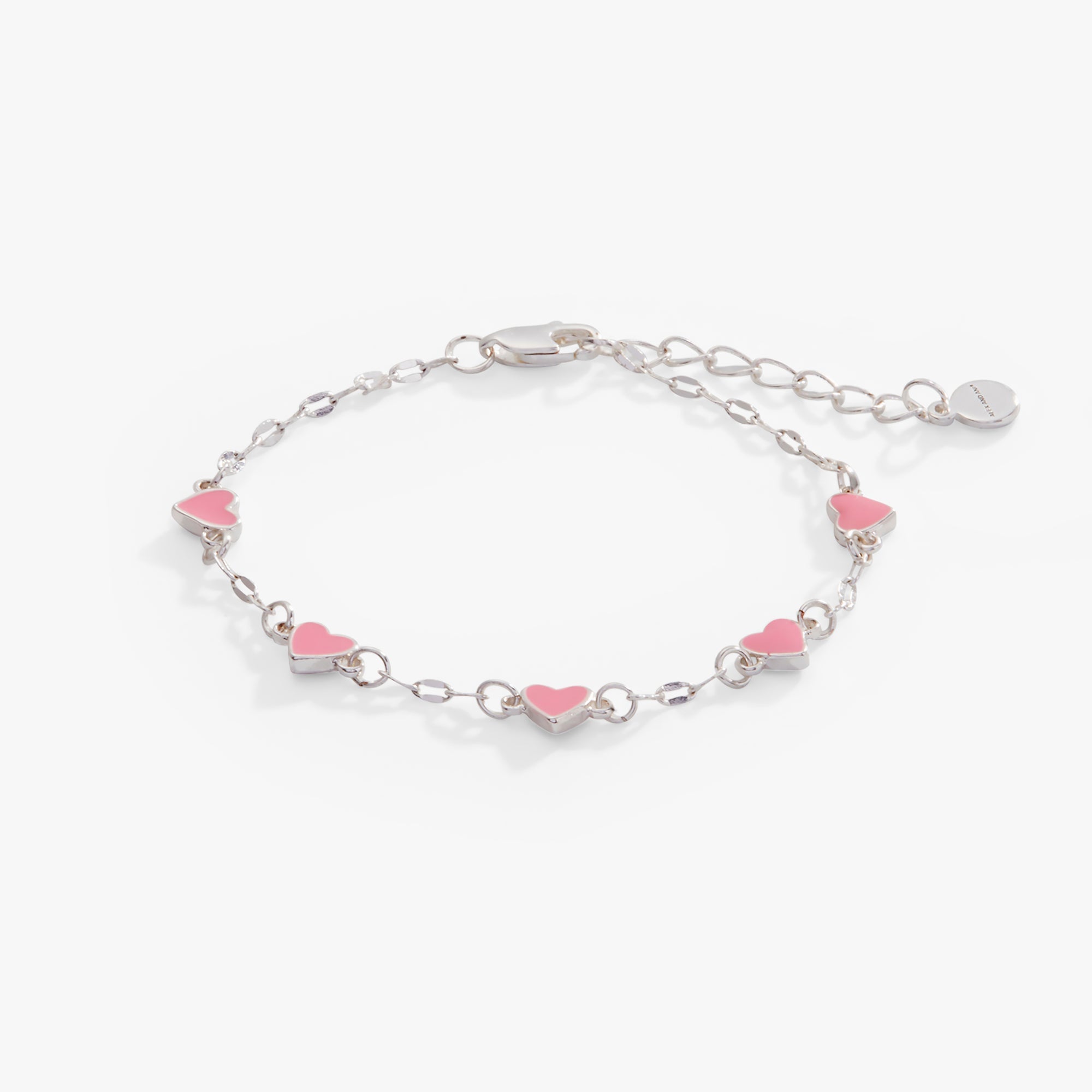 Hearts Chain Bracelet, Adjustable