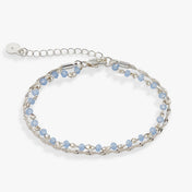 Layered Beaded and Chain Bracelet, Adjustable