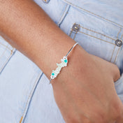 Lucky' Inline Bangle Bracelet