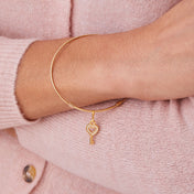 Pavé Key to Love Charm