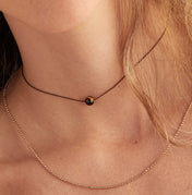 Tiger's Eye Gemstone Cord Necklace